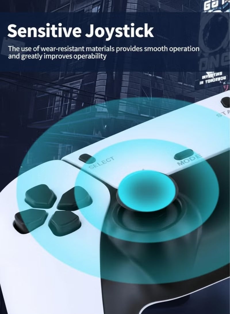 BUYCO 4K Game Stick Pro with Dual 2.4G Wireless Controllers – Plug & Play Retro Gaming Console with 10,000+ Classic Games - Image 2